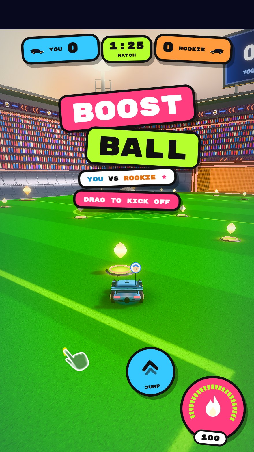 Boost Ball, the opening frame