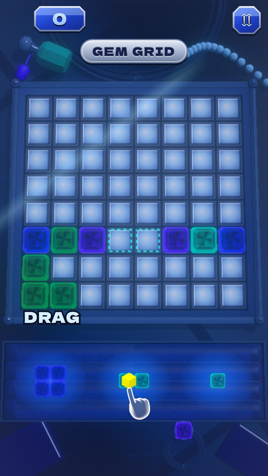 Gem Grid, the opening frame