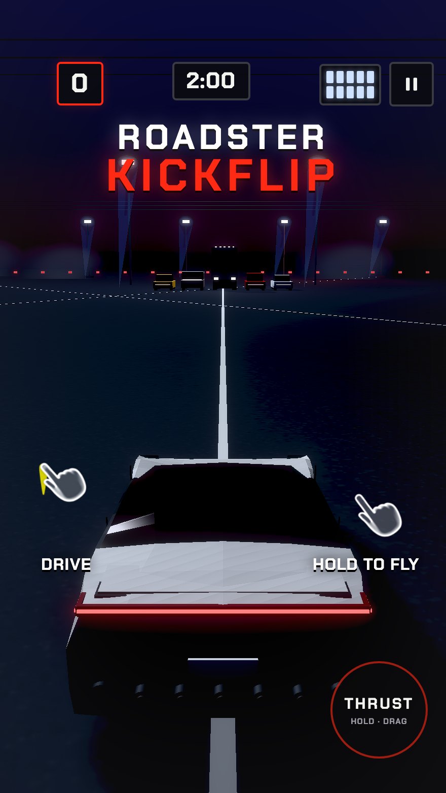 Roadster Kickflip, the opening frame