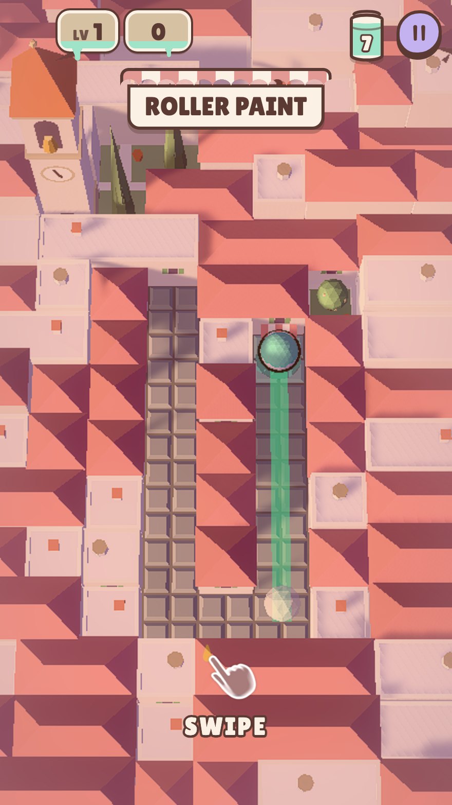 Roller Paint, the opening frame