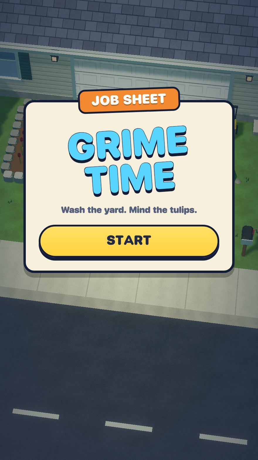 Grime Time, the opening frame